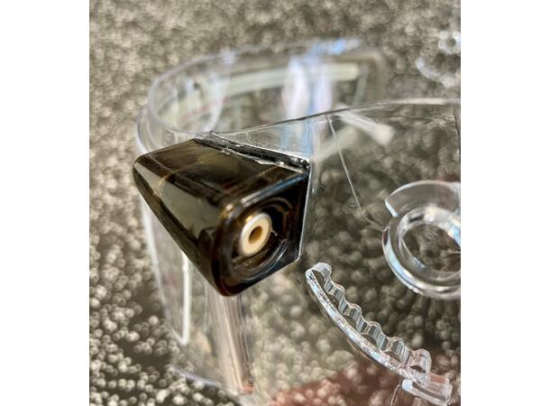 360 Modularhjelm - Matt Sort m/El-Visir Sett med komplett elektrisk visir