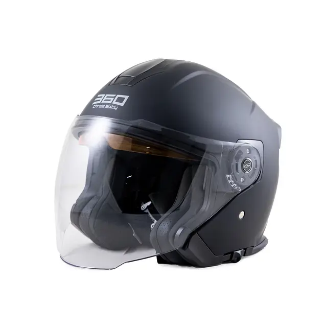 360 Touring 2.0 - Halvhjelm ATV/Scooter-hjelm - Med 2 visir 