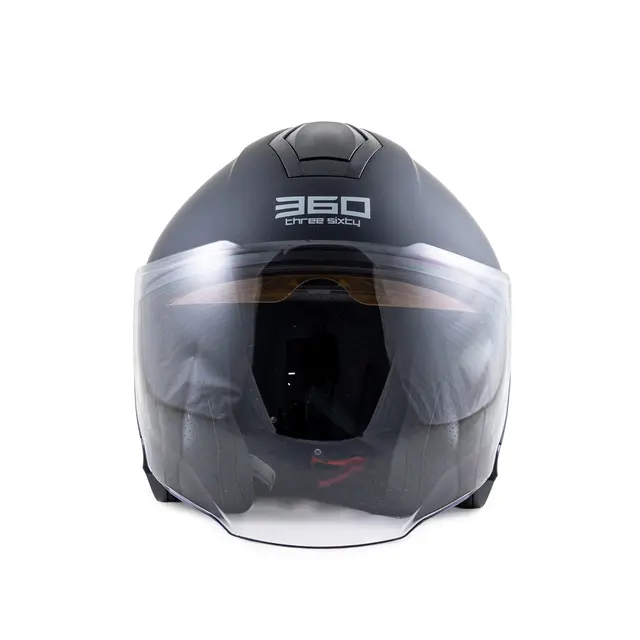 360 Touring 2.0 - Halvhjelm ATV/Scooter-hjelm - Med 2 visir 