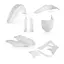 AC Full Kit Plas.Kxf 450 2012 White