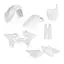 AC Full Plastics Kit Yz 125/250 2015 Finns i flera färger