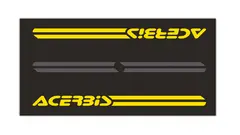 AC Moto Carpet 200X100 Cm Black/Yellow