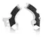 AC Frame Protector X-Grip Kaw KXF 250 White/Black