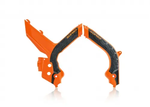 Acerbis X-GRIP Rammebeskytter Oransje/Sort, KTM EXC 2020- 