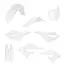 AC Full Kit Plastics Yamaha Yz125 22 White