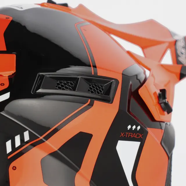 AC Helmets X-Track 2206 Orange/Black 