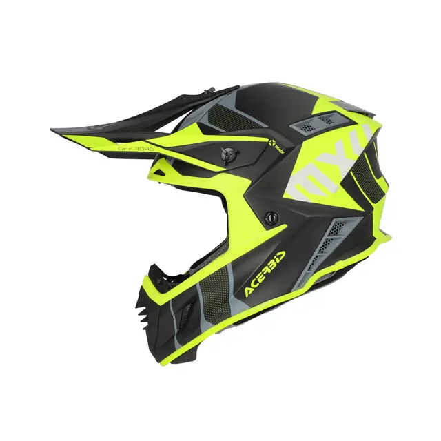 AC Helmets X-Track 2206 Black/Fluo Yellow 
