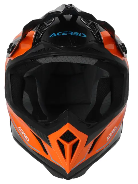 Helmet Steel Carbon, Orange/Black, M Acerbis 
