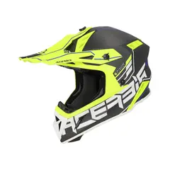AC Helmet Steel Carbon 2206 Black/Fluo Yellow