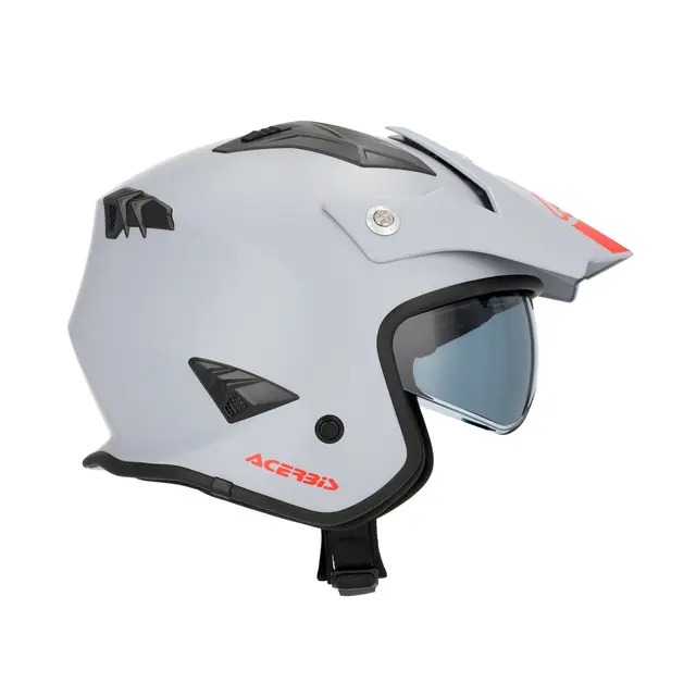 AC Helmet Jet Aria 2206 Light Grey 