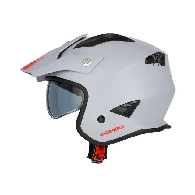 AC Helmet Jet Aria 2206 Light Grey 