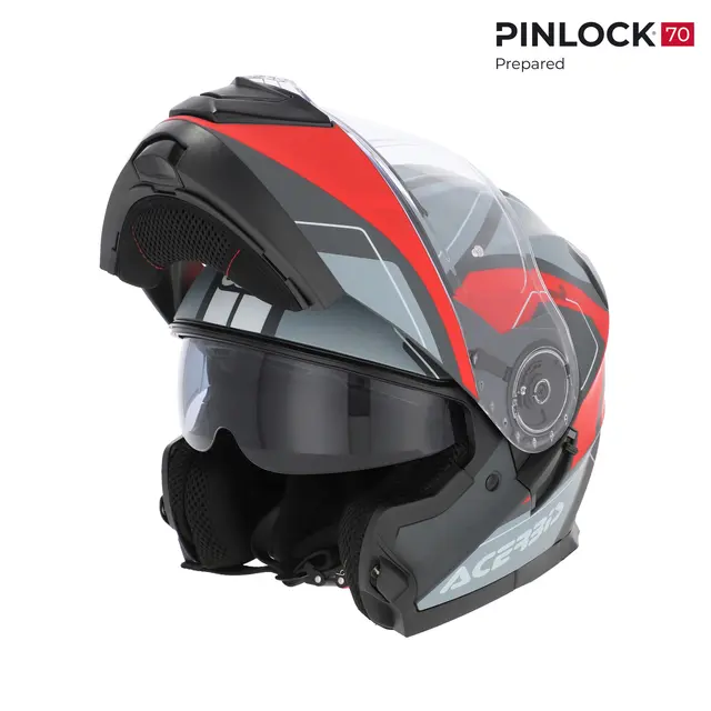 AC Helmets Serel 2206 Grey/Red 