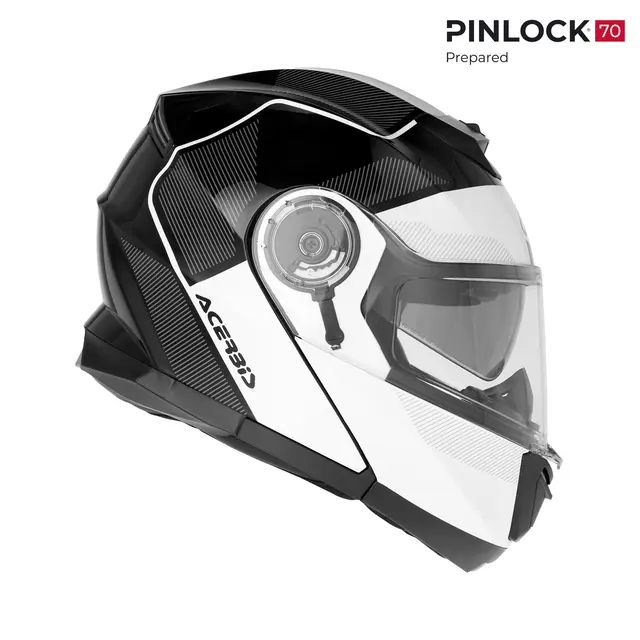 AC Helmets Serel 2206 Black/White 