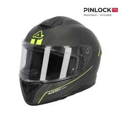AC Helmets Tarmak 2206 Black/Fluo Yellow