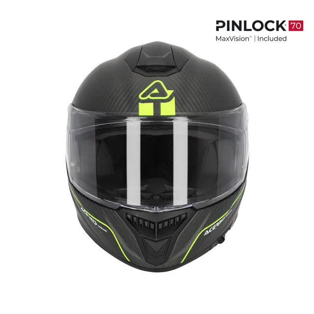AC Helmets Tarmak 2206 Black/Fluo Yellow 