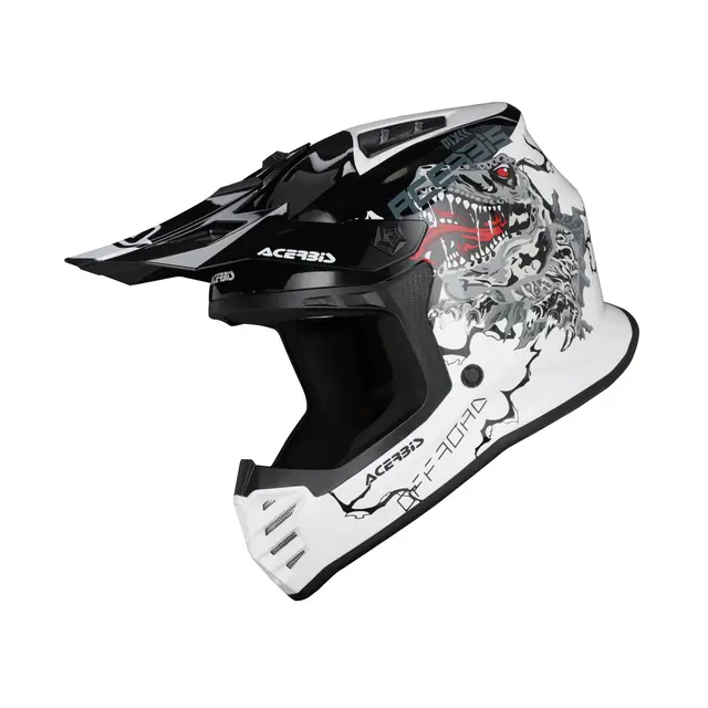 AC Helmets Profile Junior White/Black 