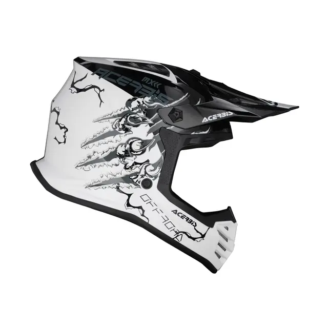 AC Helmets Profile Junior White/Black 