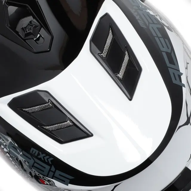AC Helmets Profile Junior White/Black 