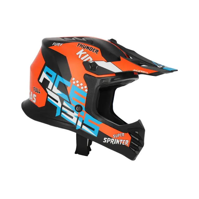 AC Helmets Profile Junior Black/Orange 