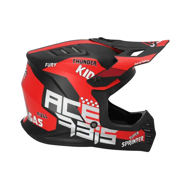 AC Helmets Profile Junior Black/Red 
