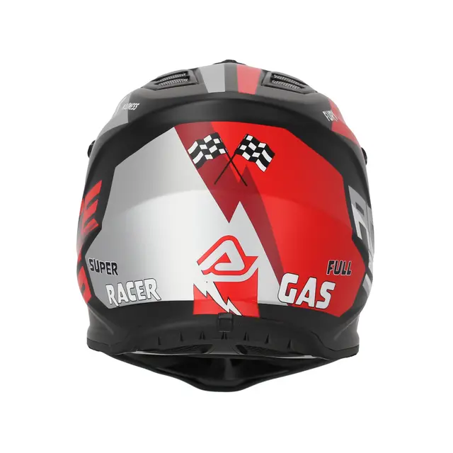 AC Helmets Profile Junior Black/Red 