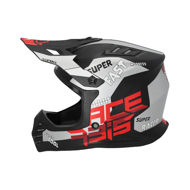 AC Helmets Profile Junior Black/Red 