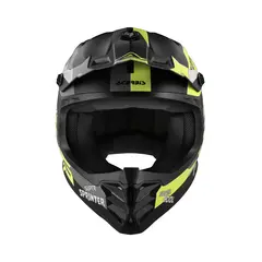 AC Helmets Profile Junior Black/Fluo Yellow