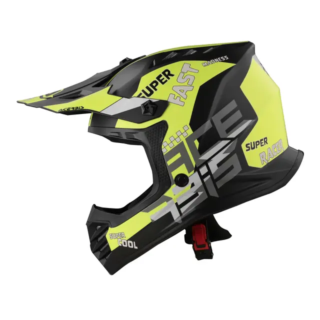 AC Helmets Profile Junior Black/Fluo Yellow 