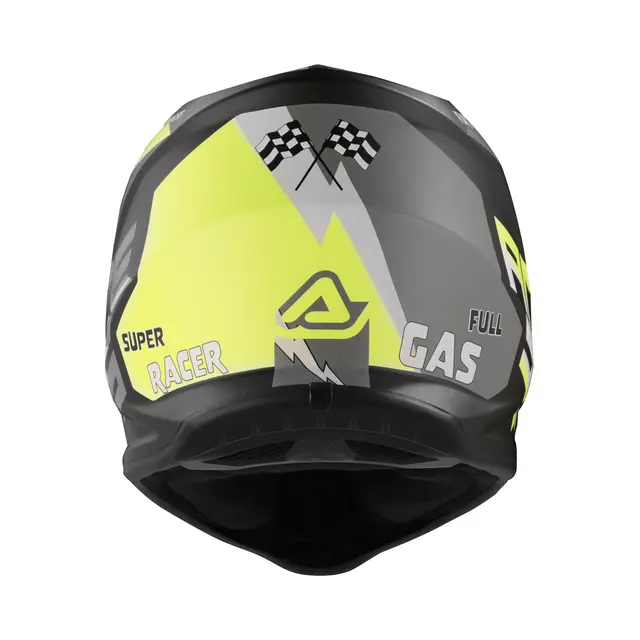 AC Helmets Profile Junior Black/Fluo Yellow 