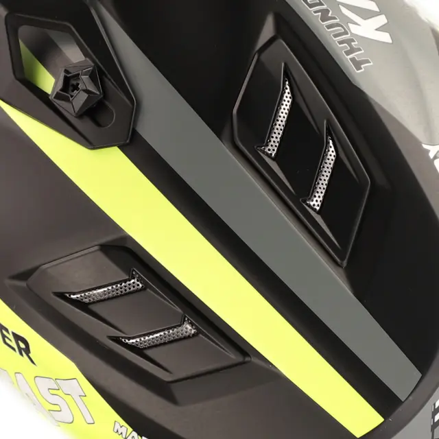 AC Helmets Profile Junior Black/Fluo Yellow 