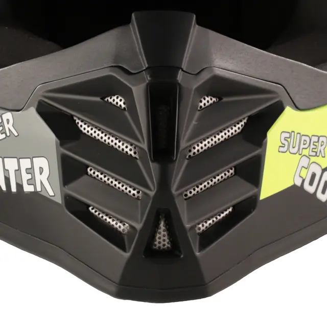 AC Helmets Profile Junior Black/Fluo Yellow 