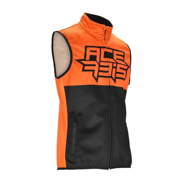 AC Vest Softshell Linear Black/Orange 