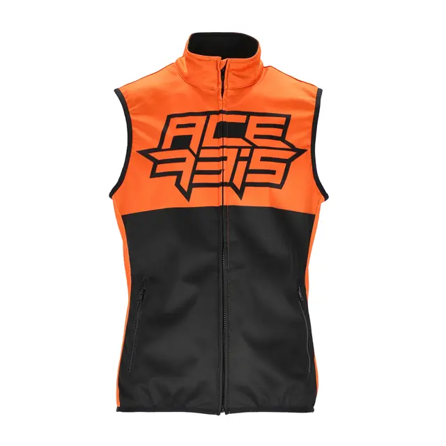 AC Vest Softshell Linear Black/Orange 