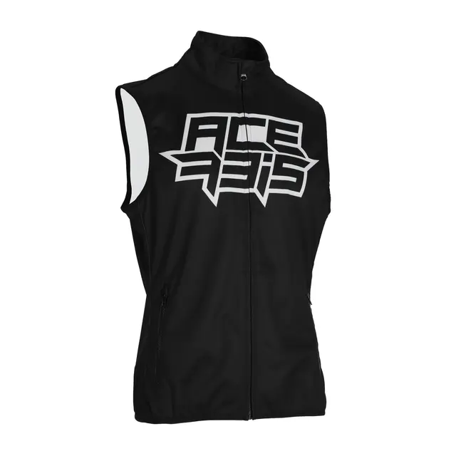AC Vest Softshell Linear Black/White 