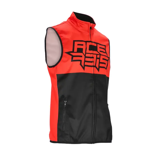 AC Vest Softshell Linear Black/Red 