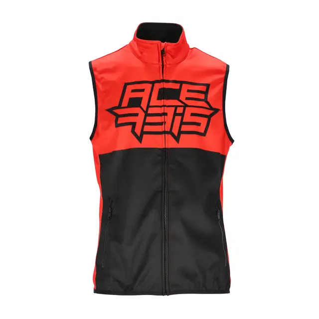 AC Vest Softshell Linear Black/Red 