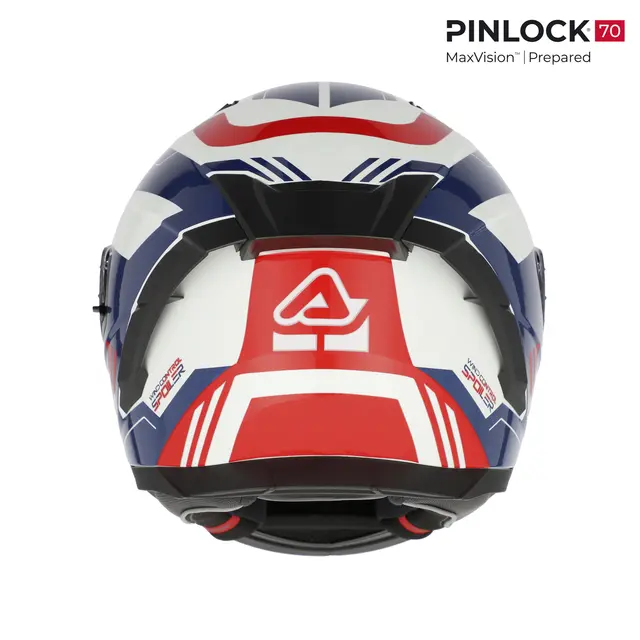 AC Helmets X-Way Graphic White/Blue/Red 