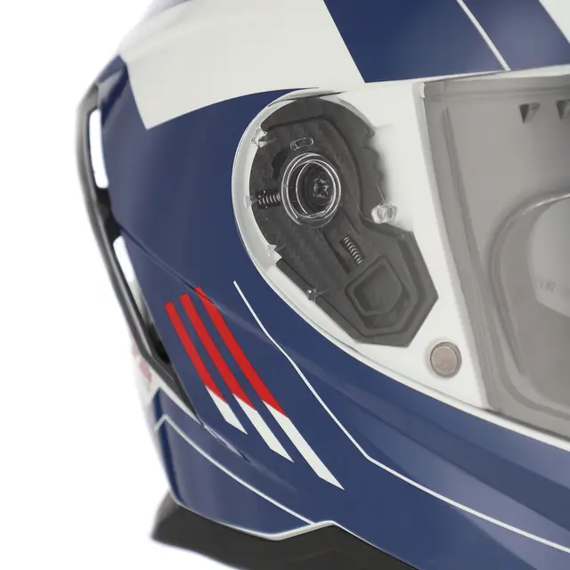 AC Helmets X-Way Graphic White/Blue/Red 