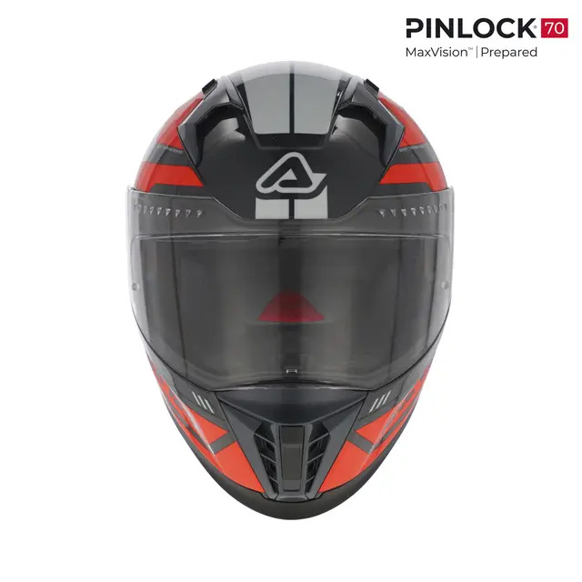 AC Helmets X-Way Graphic Orange/Grey 