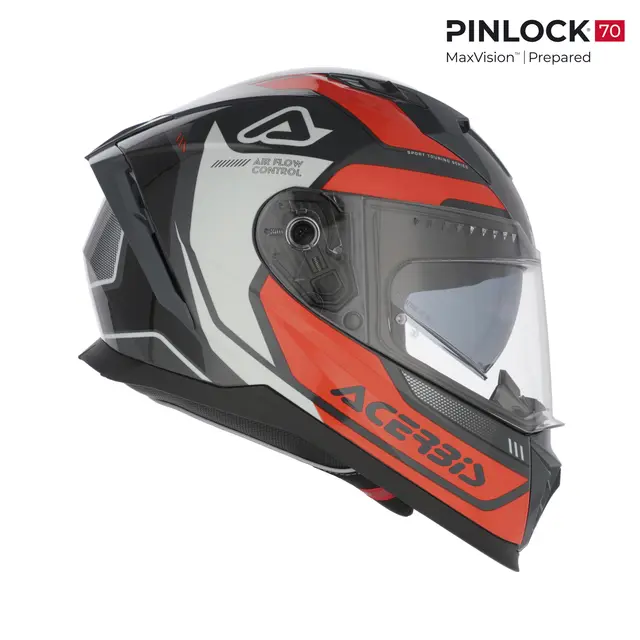 AC Helmets X-Way Graphic Orange/Grey 