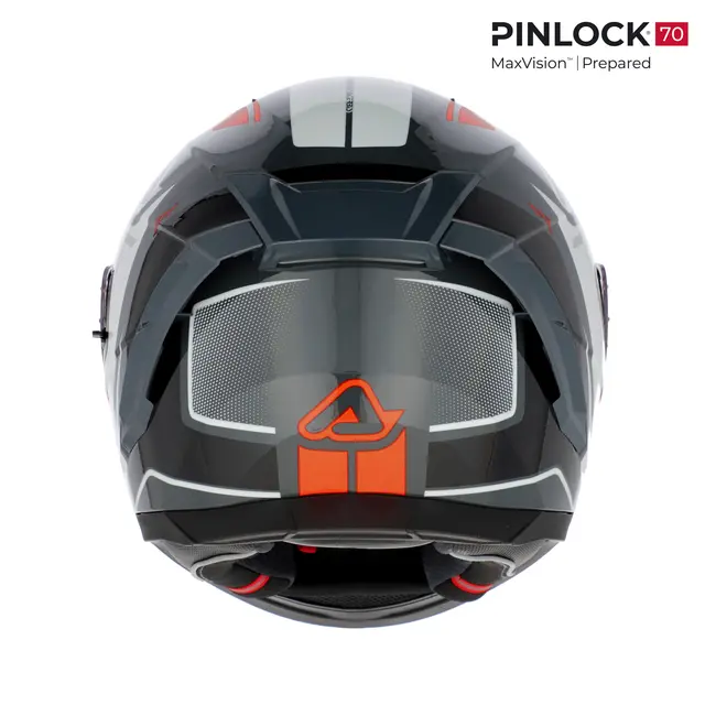 AC Helmets X-Way Graphic Orange/Grey 