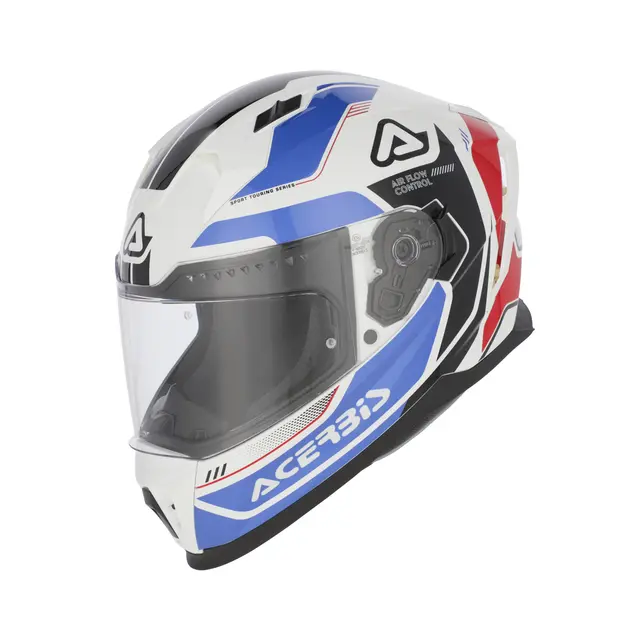 AC Helmets X-Way Graphic White/Blue 
