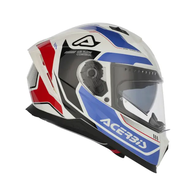 AC Helmets X-Way Graphic White/Blue 