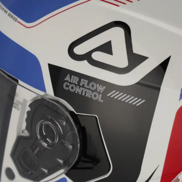 AC Helmets X-Way Graphic White/Blue 