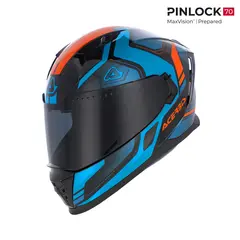 AC Helmets X-Way Graphic Blue/Orange