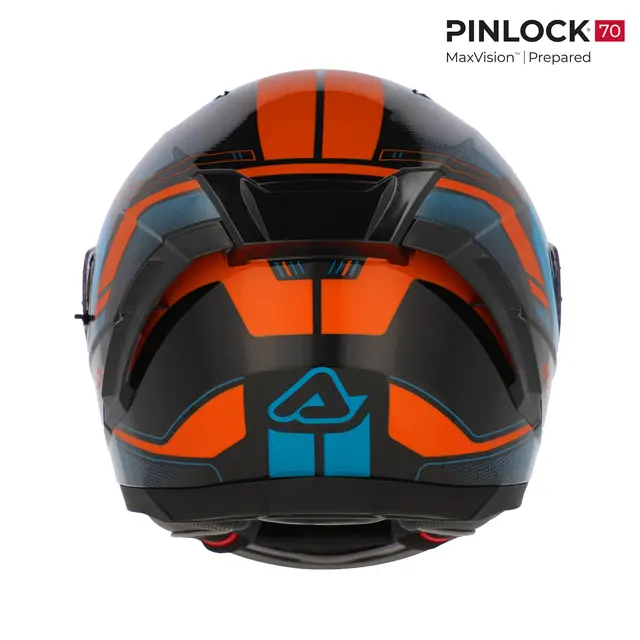 AC Helmets X-Way Graphic Blue/Orange 
