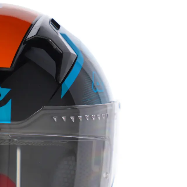 AC Helmets X-Way Graphic Blue/Orange 