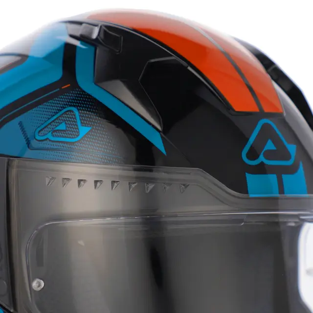 AC Helmets X-Way Graphic Blue/Orange 