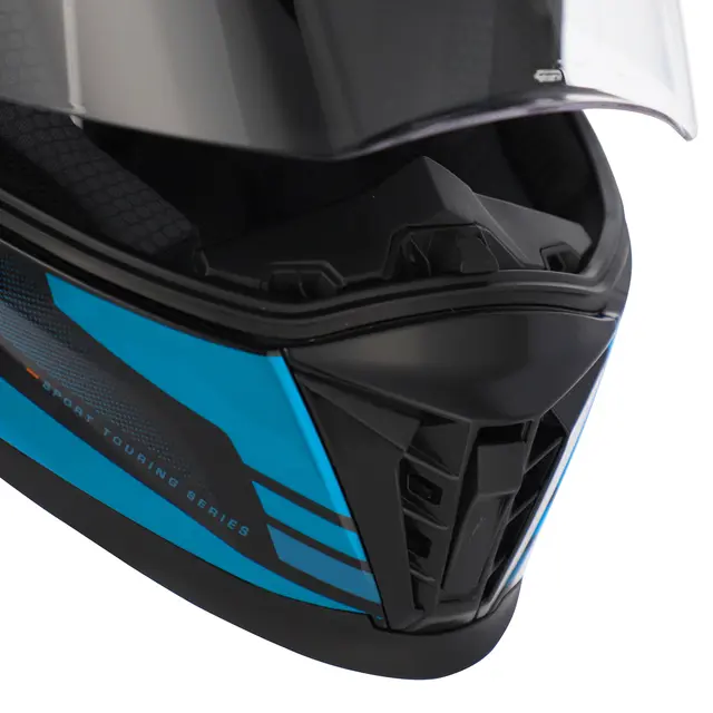 AC Helmets X-Way Graphic Blue/Orange 