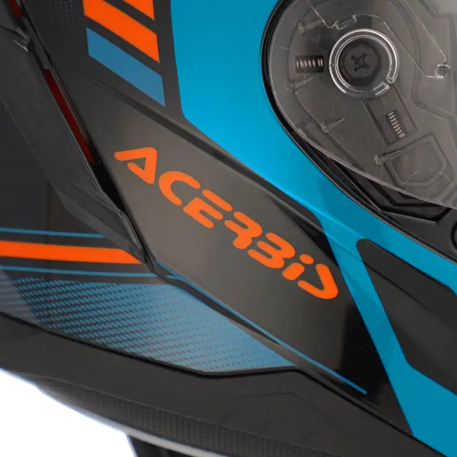 AC Helmets X-Way Graphic Blue/Orange 
